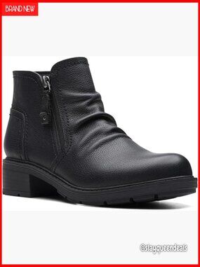 Ankle Boots with Zip Closure, Faux Leather, Flat Heel, True to Size